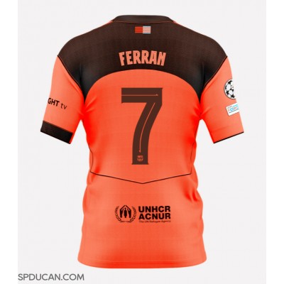 Muški Nogometni Dres Barcelona Ferran Torres #7 Rezervni 2025-26 Kratak Rukav Muški Nogometni Dres Barcelona Ferran Torres #7 Rezervni 2025-26 Kratak Rukav